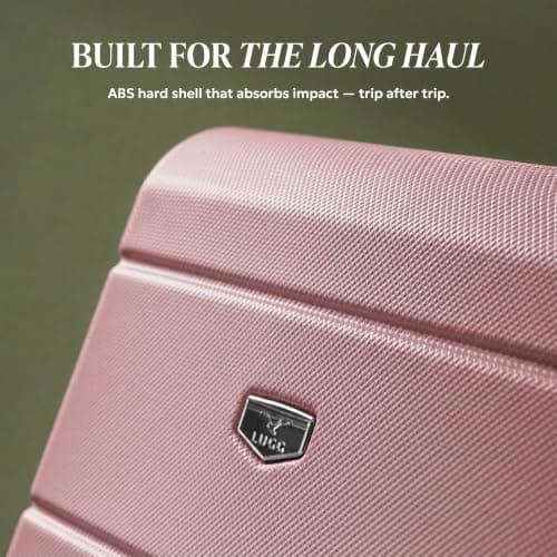 LUGG - Jetset 32 Inch Large Suitcase – Lightweight Hard Shell Luggage with TSA Lock – Water-Resistant ABS Spinner Suitcase – 4 Wheels – 86x58x31cm Travel Bag — view 3
