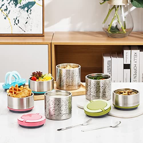 Lille Home Insulated Food Flask, Vacuum Insulated Lunch Box, 950ml — view 6