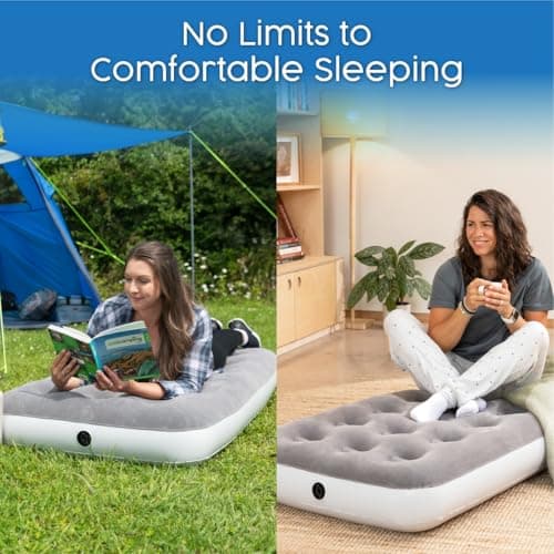 Bestway Premium Camping Single Airbed with Cordless Battery Pump — view 2