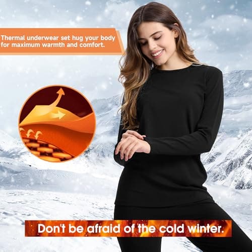 BAMBOO COOL Thermals Base Layer Women Thermal Womens Bamboo Winter Wear — view 2