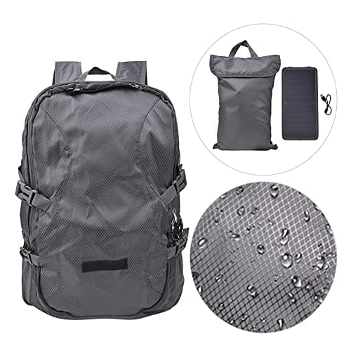 ETANULPEX Hiking Backpack Packable Backpack Solar Powered Lightweight Backpack Outdoor Backpack Camping Backpack Men Women Daypack for Outdoor Travel/5193 — view 5