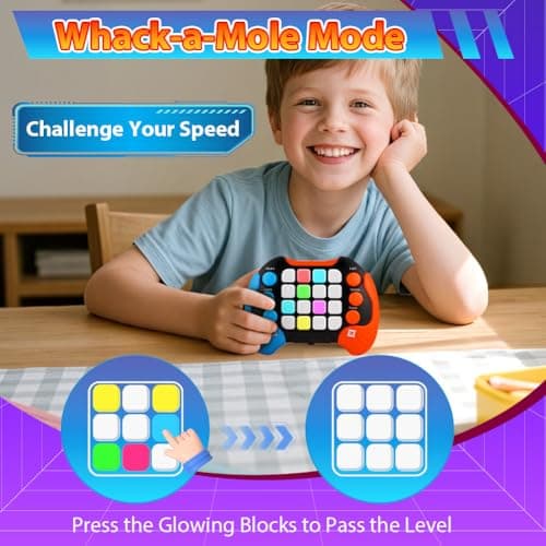 AYESY Handheld Console Smart Puzzle Game for Kids, Quick Push Pop Games — view 5