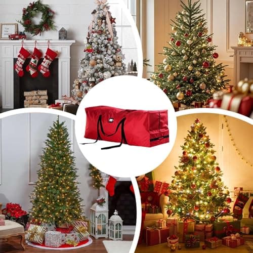 Christmas Tree Bag Waterproof Organizer with Wheels and Handles — view 5