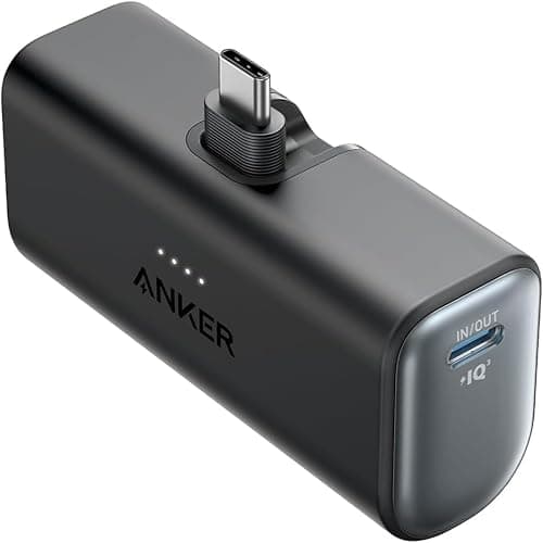 Anker Nano Power Bank,5,000mAh Portable Charger, Built-In USB-C Connector — view 4