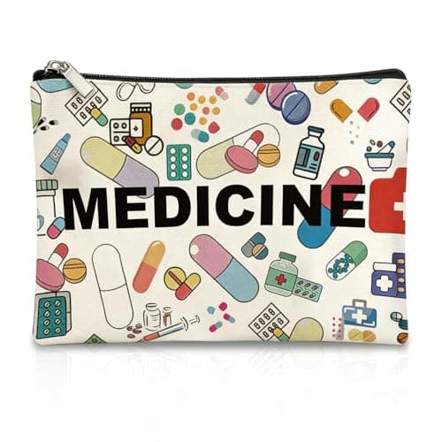 Medication Bag | Medicine Bags for Travelling | Travel Medicine Bag for Men Women | Meds Pouches for Medication Pills in Home