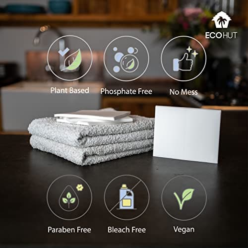 EcoHut Non-Bio Laundry Detergent Sheets - 32-64 Loads, Travel & Eco-Friendly Laundry Strips, 1.0 Count — view 4
