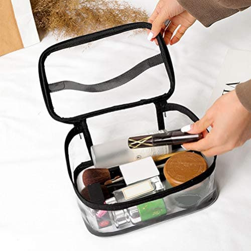 Clear Make up Bag, Waterproof Men and Women Travel Toiletry Bag — view 2