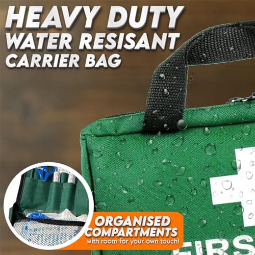 Xtremeauto 212 Piece Premium First Aid Kit - Jumbo First-Aid Kit Includes Eyewash, X2 Ice Packs, Emergency Medical Kits with Plasters & Essentials for Home, Office, Car, Sports, Camping, Business — view 6