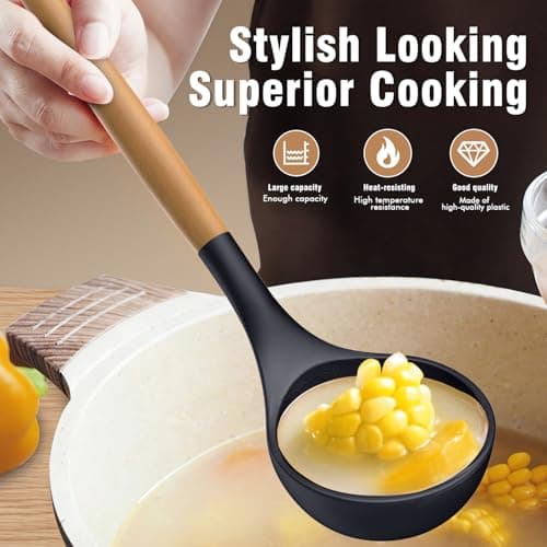 Silicone Kitchen Utensils Set, Heat-Resistant Cooking Utensils, BPA-Free — view 5
