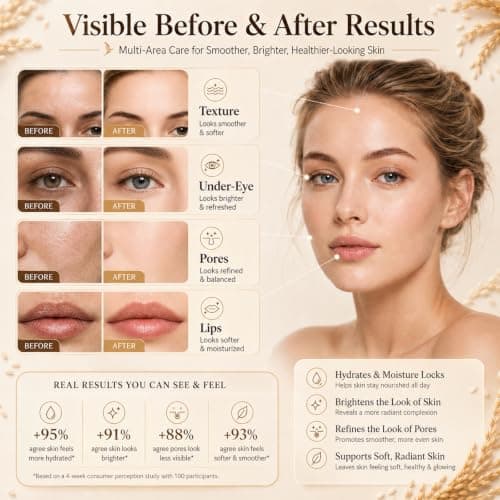 20PCS Rice Skincare Set for Women, Face Care & Pamper Gift Set — view 5