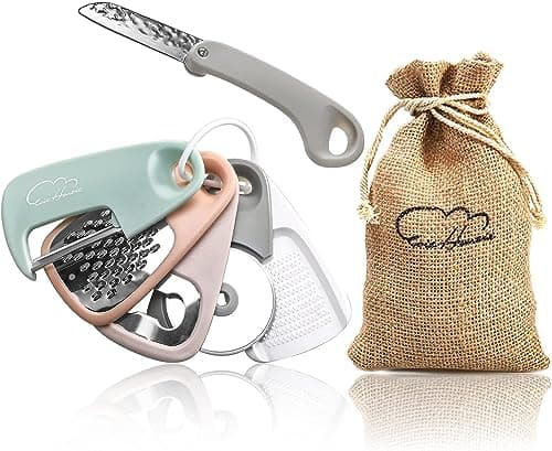 6‑Piece Stackable Kitchen Gadgets Set, Stainless Steel