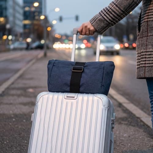 4 Pcs Elastic Luggage Straps for Bags & Suitcases, Travel Accessory — view 5