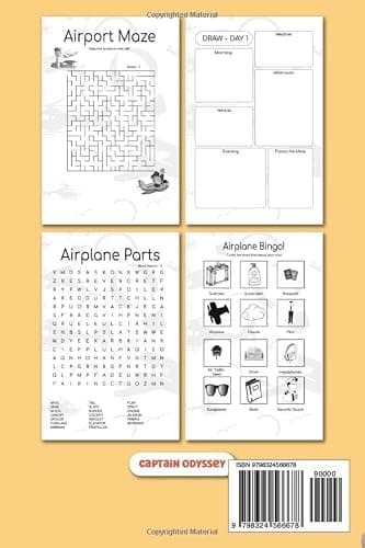 Airplane Activity Book for Kids Ages 8-12: Explorer's Expedition - A Fun Travel Size Kids Activity Book For Boys and Girls with over 80+ Activities Including Word Searches, Mazes and Coloring — view 2