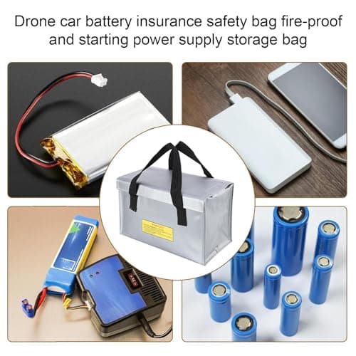 Battery Storage Bag Fireproof Battery Storage Guard Protector — view 4