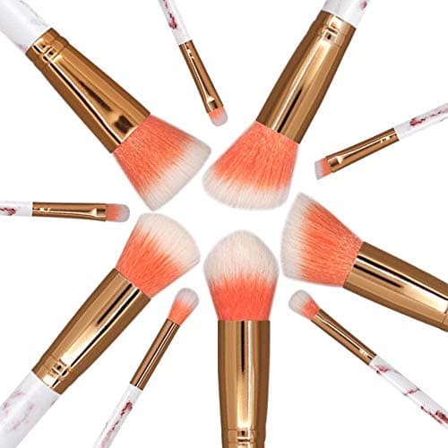 NEVSETPO 17Pcs Girls Make Up Brush Set Teen Girl Gifts Brushes Sponges — view 6