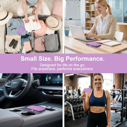 ALIIP Manicure Set 7-Piece Professional Nail Clipper Set with Leather Case, Portable Travel Nail Care Kit for Women, Stainless Steel Nail Grooming Kit for Home & Gifts,Purple — view 6