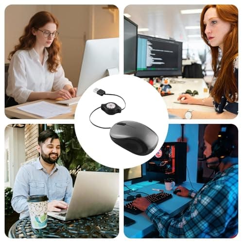 Travel Mice for Laptop Silent Ergonomic Optical Laptop — view 4