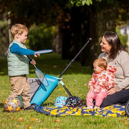 Micro | Suitcase Scooter | Eazy Ride On Trike Suitcase for Kids | Toddler Flight Essential | Foldable & Lightweight | Holiday Stroller | 18 months+ | Blue — view 4