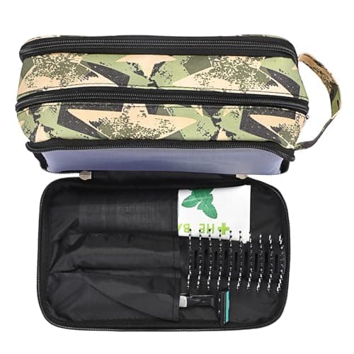 IGNPION Mens Wash Bag, Dry Wet Separation Travel Toiletry Bag, Dopp Kit Bag — view 6