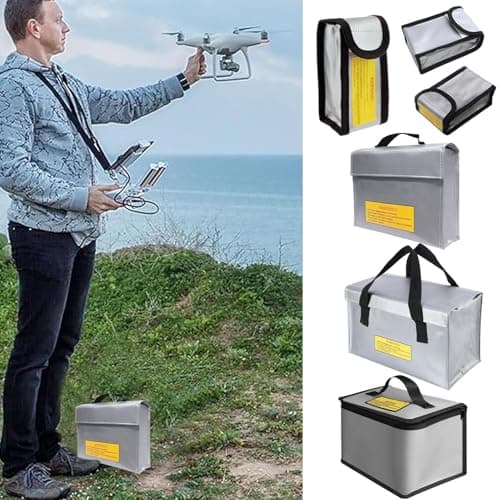 Battery Storage Bag Fireproof Battery Safety Bag — view 2
