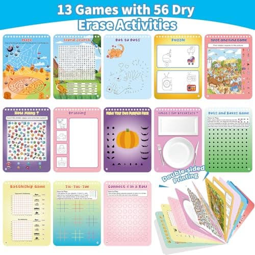 Elfew 2 Pack Travel Games for Kids, Plane Activities for Kids Ages 3 Years+ — view 2