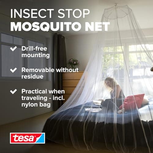 tesa 55836 Mosquito, Fly And Insect Over Bed Travel Net — view 3