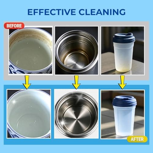 Flowcheer Water Bottle Cleaning Tablets, 36 Pack, for Bottles and Tumblers — view 5