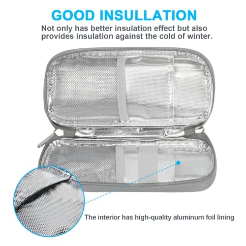 YOUSHARES Insulin Cooler Travel Case TSA-Approved for Monjaro GLP-1 Pens — view 5
