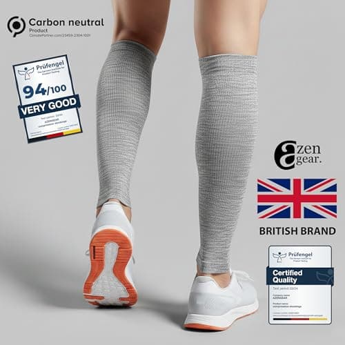 Calf Compression Sleeves for Shin Splints, Women, Men, Running — view 3