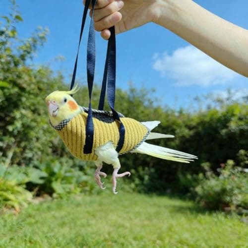 Portable Bird Carrier Bag, 2026 Escape Resistant Parrot Carrier Bag Harness for Small Medium Parrots, Cockatiel,Green-cheeked Conure (XL) — view 3