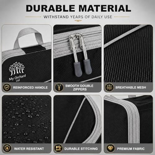 Compression Packing Cubes for Travel 8 PCS Set – Expandable Luggage Organiser Bags with Double Zippers, Durable Lightweight Fabric, Space Saving Travel Organisers for Suitcases, Carry On & Backpacks — view 3