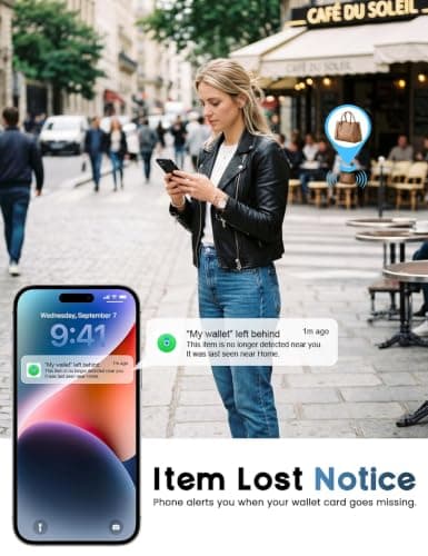 2026 Wallet Tracker Card (iOS and Android), 5 Years Battery Tracking Card — view 5