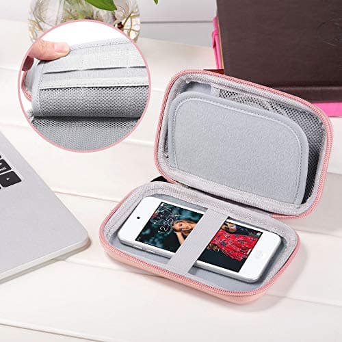 ULAK MP3 MP4 Player Case Portable Travel Box for iPod Touch, Rose Gold — view 6