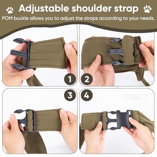 Puppy Carrier,Dog Carriers Slings for Small Dogs,Adjustable Shoulder Strap — view 5