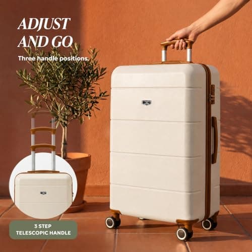 LUGG - Jetset 32 Inch Large Suitcase – Lightweight Hard Shell Luggage with TSA Lock – Water-Resistant ABS Spinner Suitcase – 4 Wheels – 86x58x31cm Travel Bag — view 5