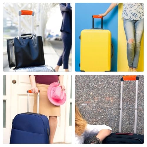 STOBAZA Luggage Straps Easy to Install and Remove for Suitcases 6 Pack with Soft Neoprene Material Designed for Suitcase Handle and Luggage Handle, for Travel and Business Trip Use — view 4