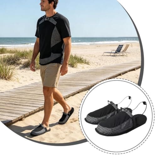 U ltralight Camp Shoes, Portable Canvas Sandals,Packable — view 4