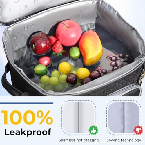 INSMEER 2-in-1 40L Large Insulated Cool Bag on Wheeled & Hard Top — view 6