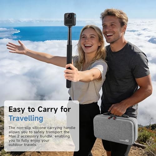 Max 2 Carrying Case for Gopro Max 2 Storage Travel Bag Accessories — view 5