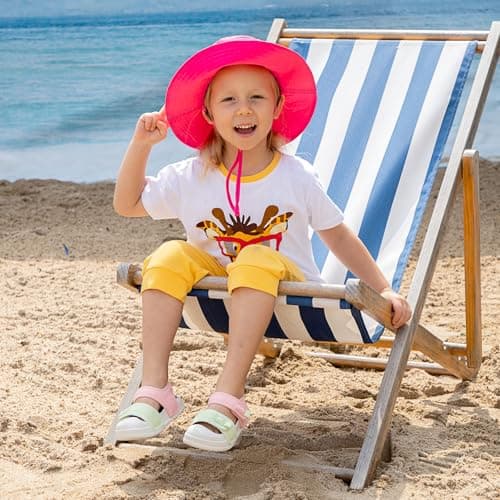 MK MATT KEELY Boys Girls Sandals Kids Closed Toe Walking Shoes Toddlers Baby Wide Fit Beach Sandals with Non-Slip Sole,Pink,Size 5/5.5 UK Child — view 2