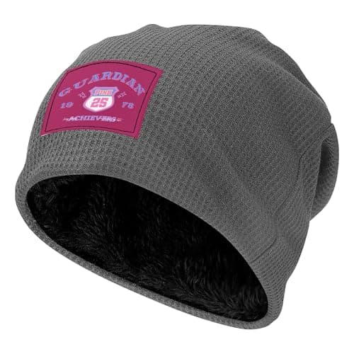 ZALXOZYL Slouchy Beanie Run Sustainable Travel Soft Journey Lightweight Traveling Light Plush Inner Lining Cartoon Patterns Travel Gray 4