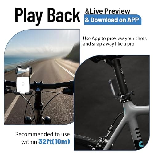4K Mini POV Camera with 64GB Card, Thumb Size WiFi Body Cam, Waterproof Wearable Hand Free Portable Action Cam, Ultra Wide Angle View, Mount Anywhere for Pets, Cycling, Swimming, Vlogging, Black — view 3