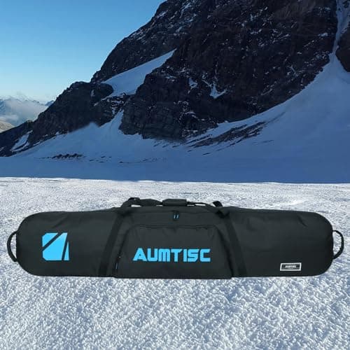 AUMTISC Snowboard Bag - Padded Ski & Snowboard Storage Travel Bag - Blue, 165cm — view 5