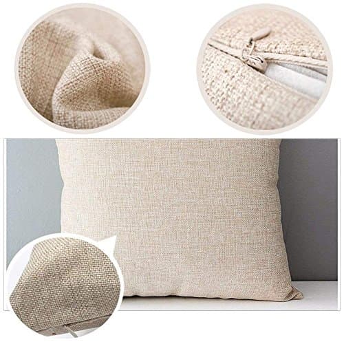 Nordic Simple Sayings Fishing Pole And Hunting Gear Deer Elk Cotton Linen Square Throw Waist Pillow Case Decorative Cushion Cover Pillowcase Sofa 18"x 18" (18''x18'', 1) 5 — view 6