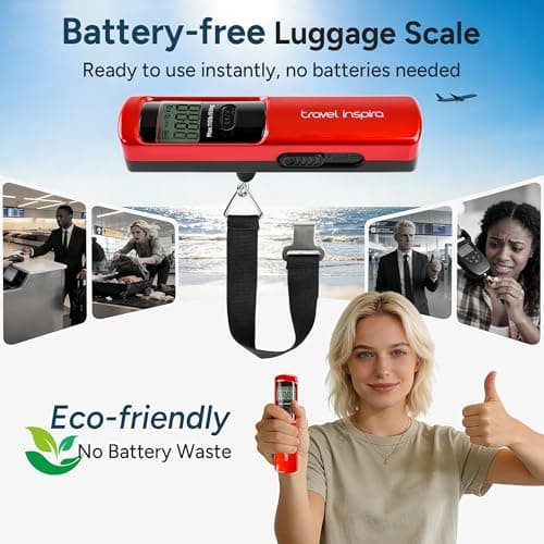 travel inspira Battery-Free Luggage Scale, Suitcase Weighing Scales — view 2