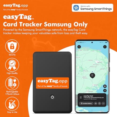 easyTag Wallet Card Tracker (4 Pack), Compatible with Samsung SmartThings — view 3