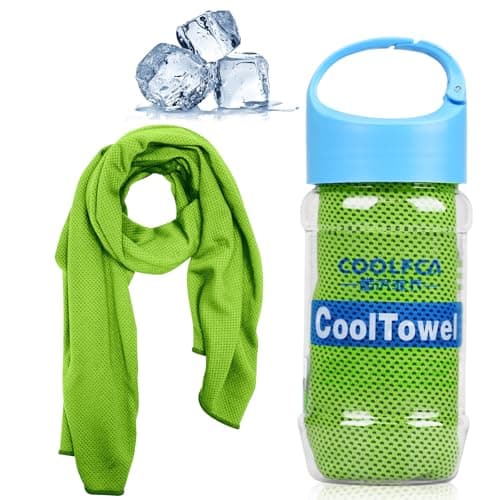 VAKKI Cooling Towel, Ice Cold Sports Sweat Towels for Instant Relief Perfect Coolings Scarf Neck,Forehead, Wristband, Bandana, Stay Cool from Over Heating During All Kinds of Sport and Exercise