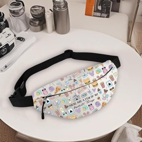 Magic Castle Waist Pack Family Vacation Trip Chest Bags Fairytale Fans Gift For Mouse Snack Lover (thing WB) — view 4