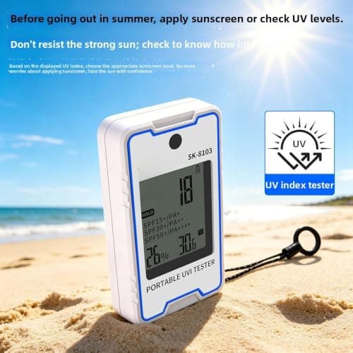 NiuLumea SPF Sunscreen Guide UV Meter 0-18 Range Travel Size — view 5