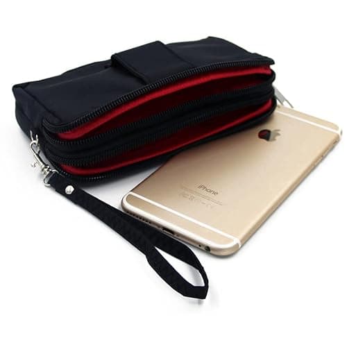 K-S-Trade Protective Case For Oppo Reno5 Pro+ Artist Limited TOP SET: Belt Pack + Ear Headphones Compatible With Oppo Reno5 Pro+ Artist Limited Edition Travel Case Cover Body Bag Holster Protective — view 6